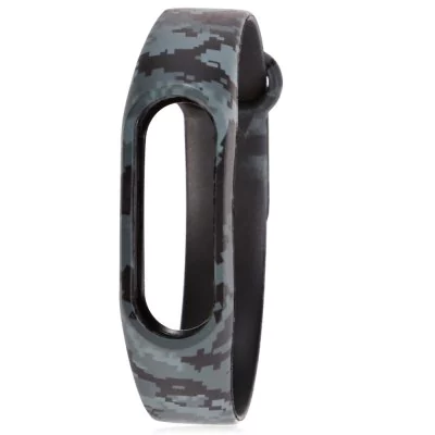 Camouflage pixel strap of thermoplastic polyurethane Xiaomi Mi Band 2