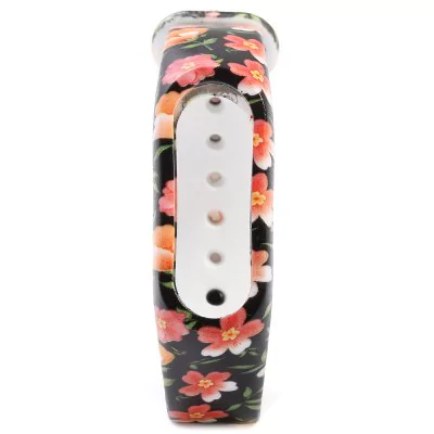 "Red flower" strap of thermoplastic polyurethane Xiaomi Mi Band 2