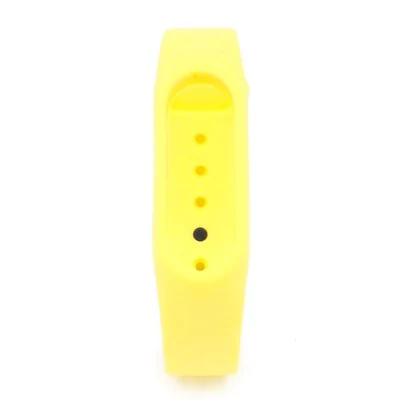 Yellow silicone strap Xiaomi Mi Band 2